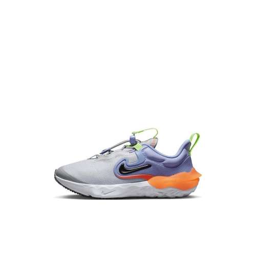 Nike Run Flow BP противоскользящие амортизирующие низкие беговые кроссовки для детей серые для детей в возрасте 3-7 лет