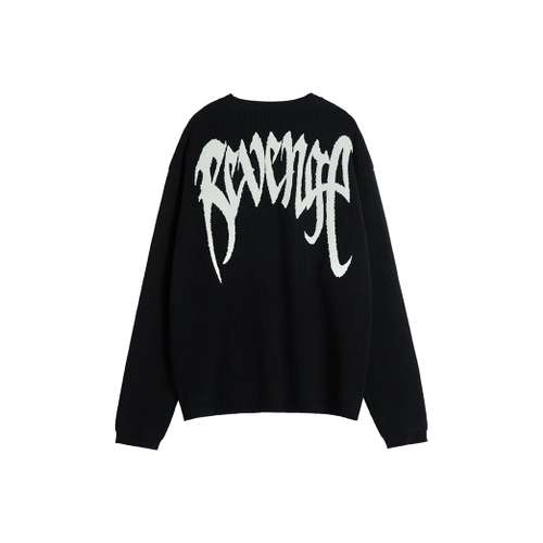 Revenge x GOST Свитер Унисекс Черный Белый