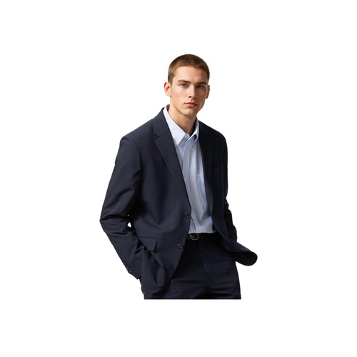 UNIQLO Деловой костюм мужской темно-синий