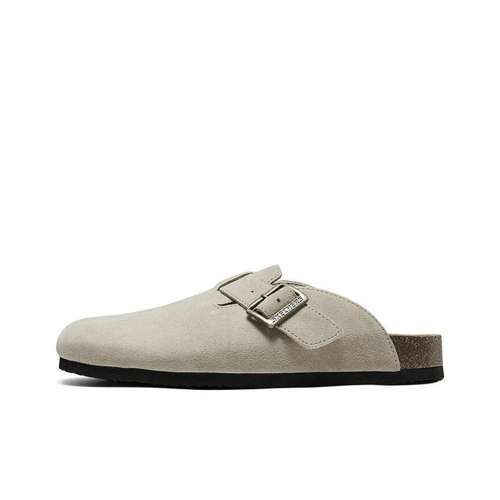Skechers Arch Fit Домашние тапочки Мужские Серый Зеленый
