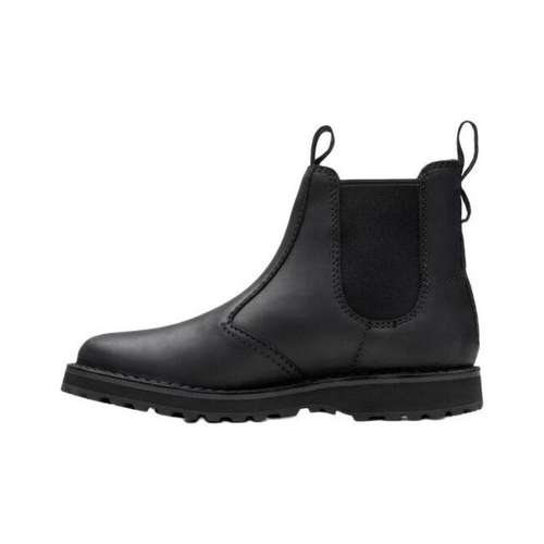 Clarks Спилок Коровья Кожа Челси Мужской Черный