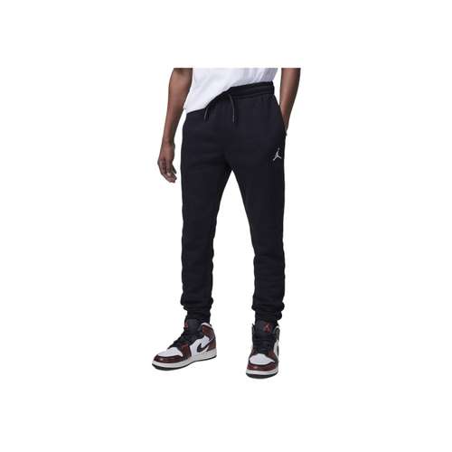 Jordan Брюки MJ Brooklyn Fleece Essentials Однотонный Удобный Универсальный Черный Дети в возрасте от 3 до 7 лет