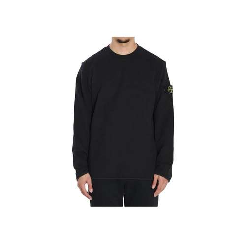 STONE ISLAND Черные Мужские Свитшоты