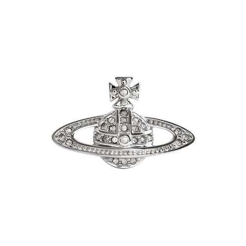 Vivienne Westwood Mini Bas Relief с покрытием из платины латунные броши унисекс