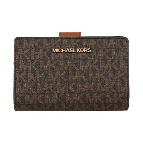 MICHAEL KORS ПВХ (поливинилхлорид) Кожа Кошелек Женский Коричневый