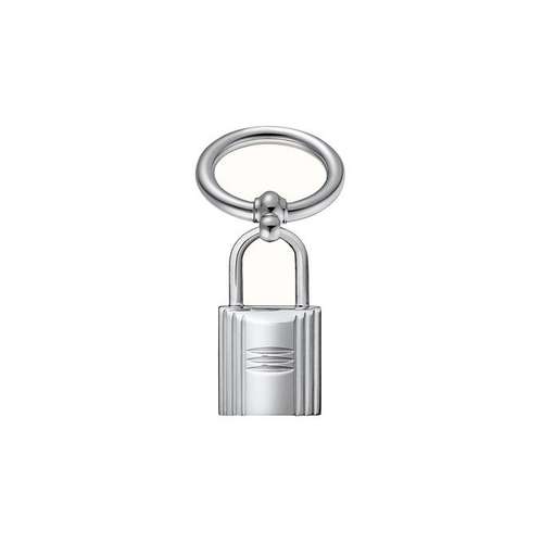 HERMES Kelly Twilly Палладий с покрытием, латунь, аксессуары, серебряный, унисекс