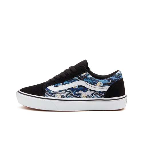 Vans Old Skool Comfi Kush Синтетическая кожа Низкие кеды для скейтбординга Унисекс Черный Синий