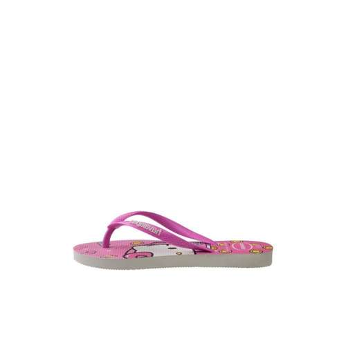 Havaianas Kids Тонкие Хелло Китти Детские Домашние Тапочки Розовые Малыш