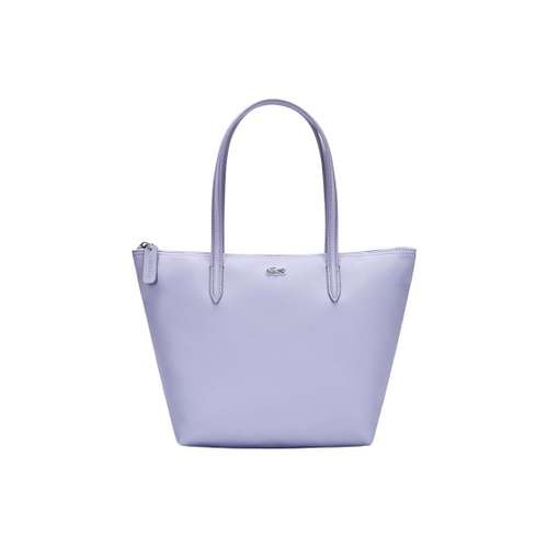Сумка LACOSTE PVC Tote Сумка для покупок Сумка через плечо Средняя Женская Светло-фиолетовая