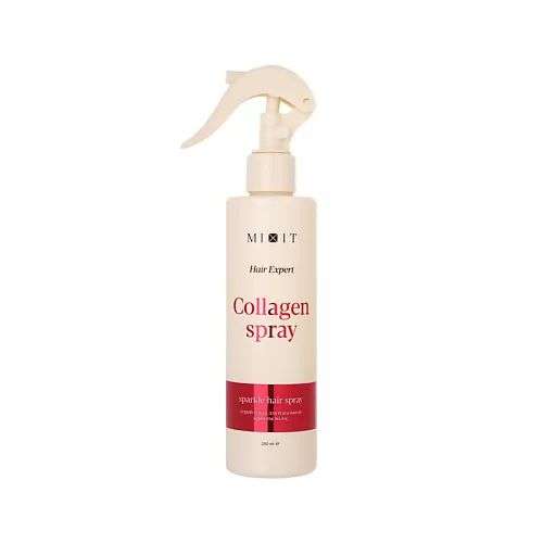 MIXIT Спрей-блеск для волос HAIR EXPERT COLLAGEN для мягкости и сияния волос