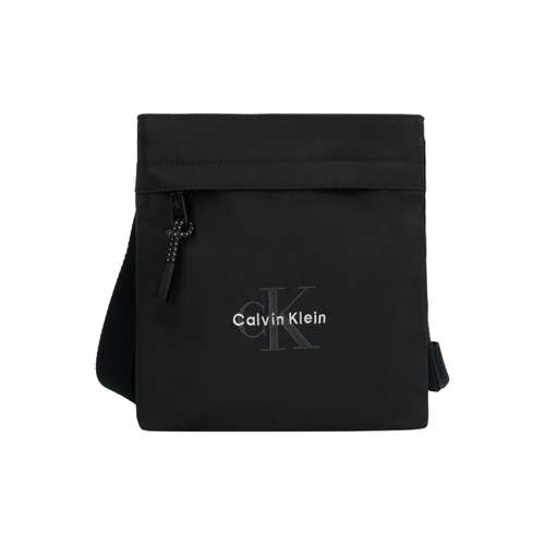 CALVIN KLEIN Ткань Сумка через плечо Мужская Космический Черный