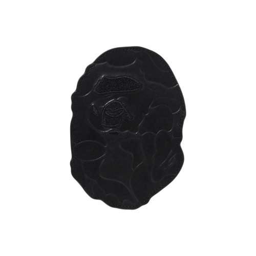 A BATHING APE Коровья кожа Держатель для карт Унисекс Черный
