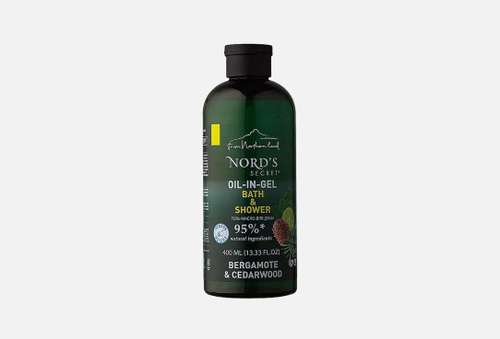 Гель-масло для душа | NORDS SECRET  | Bergamote & cedarwood