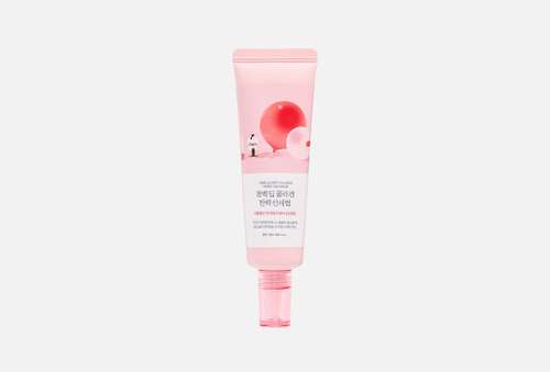 Солнцезащитная сыворотка для упругости кожи лица SPF 50+ | Round Lab | CAMELLIA DEEP COLLAGEN FIRMING