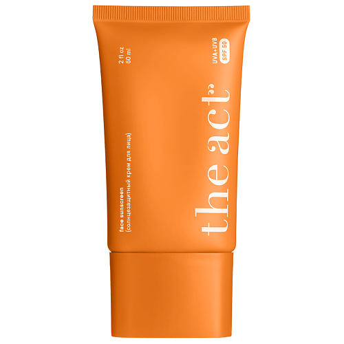THE ACT Солнцезащитный крем для лица SPF 50