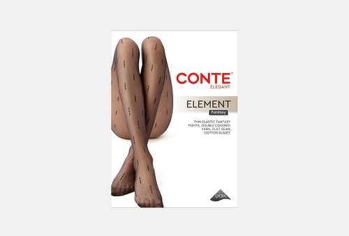 Колготки | CONTE ELEGANT | Fantasy Element nero