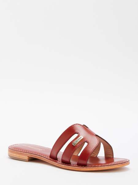 Женские шлепанцы LES TROPEZIENNES (верх и подошва из натуральной кожи)