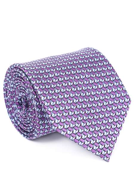 Галстук шелковый с принтом, ZEGNA, Z3E31T 1L8 PU1