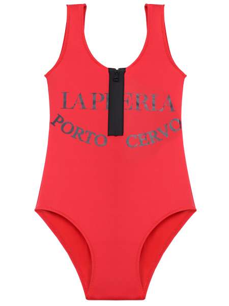 Купальник сплошной с принтом, LA PERLA, 77639
