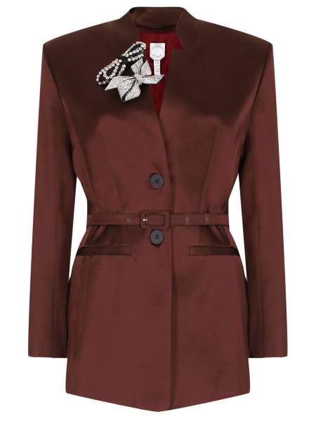 Жакет из шерсти и вискозы HUISHAN ZHANG HPW240608-1