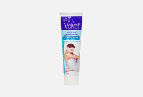 крем для депиляции | VELVET | Папайя Ананас, замедление роста волос