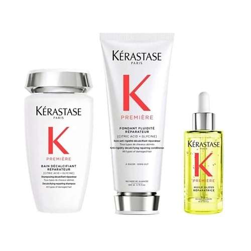 KERASTASE Набор для волос Premiere: шампунь + кондиционер + масло