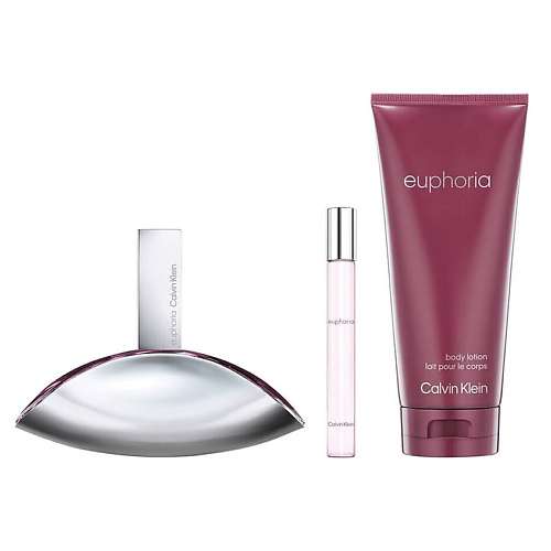 CALVIN KLEIN Набор Euphoria: Парфюмерная вода + Миниатюра + Лосьон для тела