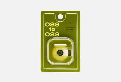 Зубная нить | oss to oss | Minty fresh, 50м