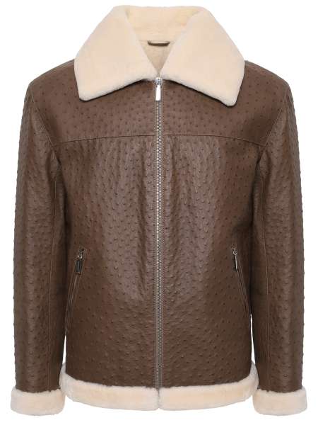Дубленка из кожи страуса, BARDINI, KK-964081