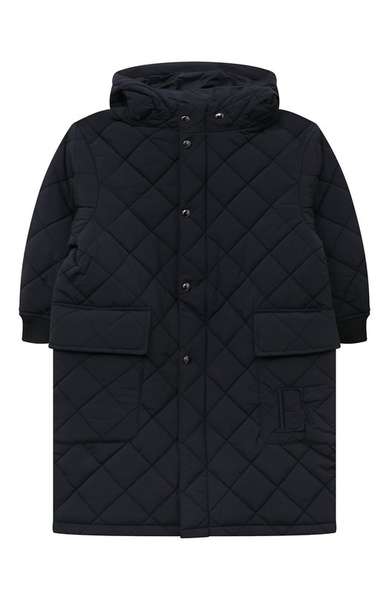Детское: Утепленное пальто Emporio Armani