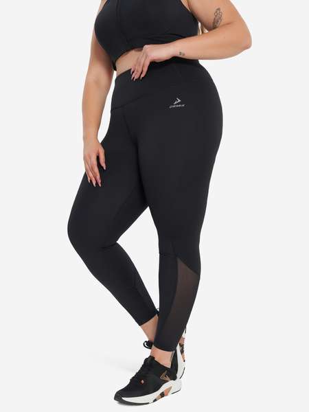 Легинсы женские Demix ProSculpt Mesh, Plus Size, Черный