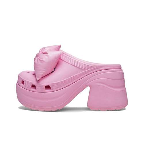 Crocs Siren Clog ЭВА Сабо Резиновые Унисекс Розовый