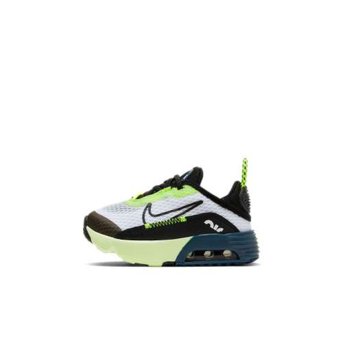 Nike Air Max 2090 Устойчивые к истиранию Низкие Кроссовки для Бега Желто-Синие для Малышей и Детей