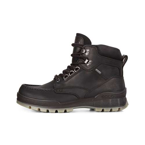 Ecco Track 25 Кожа Короткий MID Голень Аутдор Мужской Черный