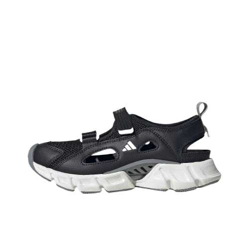 Adidas Climacool противоскользящие низкие детские сандалии черного цвета для подростков