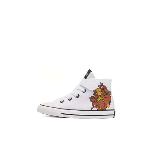 Конверс All Star Canvas High Топ Обувь для малышей Белый-коричневый Для младенцев и малышей