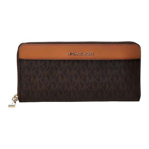 MICHAEL KORS Кожаный кошелек для карт женский коричневый