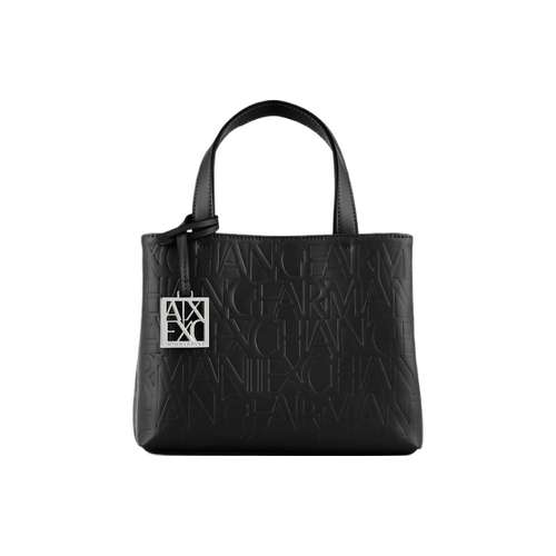 ARMANI EXCHANGEAE Полиэстеровая сумка-тоут сумка для покупок сумка через плечо маленькая сумка черная женская