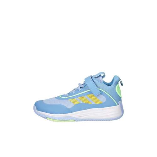 Adidas OwnTheGame Амортизация Дышащий MID Топ Детские Баскетбольные Кроссовки Синие Детские