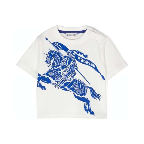Burberry T-рубашка FW23 Белая для младенцев и малышей