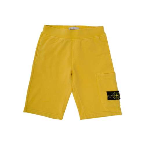 STONE ISLAND Шорты Детские Желтые