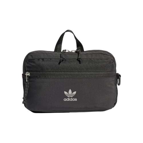 Adidas Originals Трилистник Переработанный полиамид Поясная сумка (бандана) Стандартная Мужская Черная