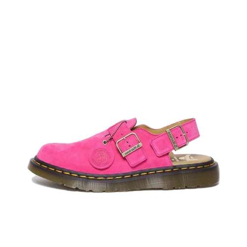 Dr.Martens противоскользящие домашние тапочки унисекс розовые