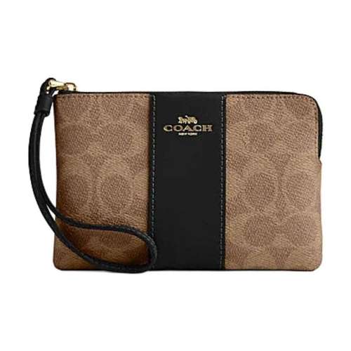 COACH Corner Zip Искусственная кожа коровья спилковая кожа сумка-клатч стандартный размер (стандартный) женский