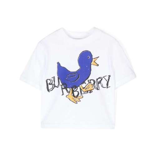 Burberry T-рубашка Белая для младенцев и малышей