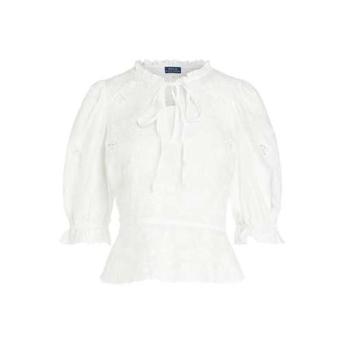 Polo Ralph Lauren SS22 Рубашка Женская Белая