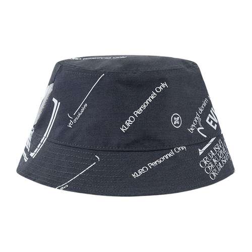 EVISU Шляпы ведра Темно-серый Унисекс