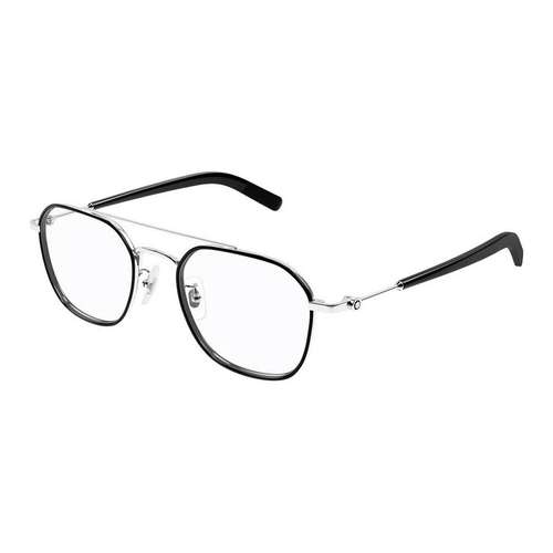 MONTBLANC Металлические Aviator Очки Оправа Мужская Черная