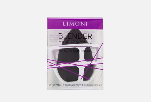 Спонж для макияжа | LIMONI | Blender makeup black sponge