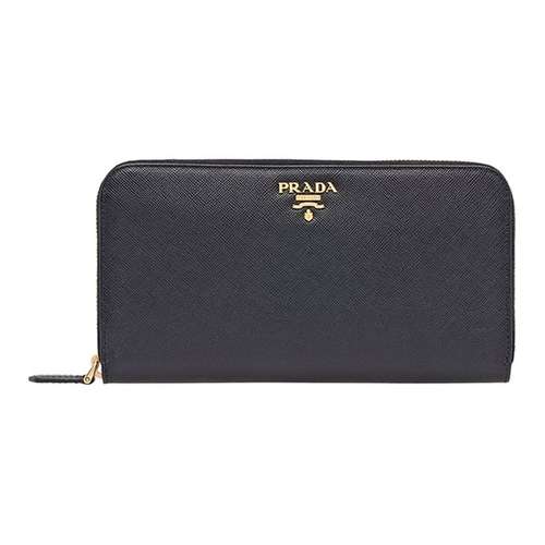 PRADA Кошелек из коровьей кожи женский черный